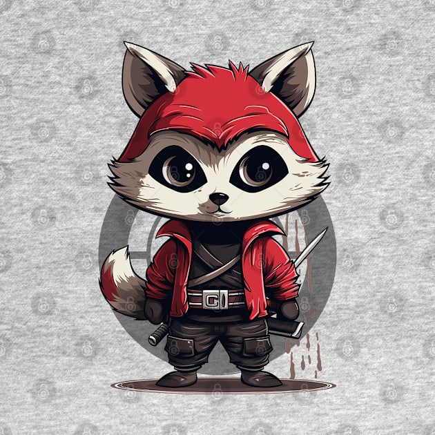 Prowling Red Panda Ninjas by NinjAnimals HQ